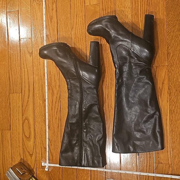 Platform heeled knee high boot - Picture 2 of 8